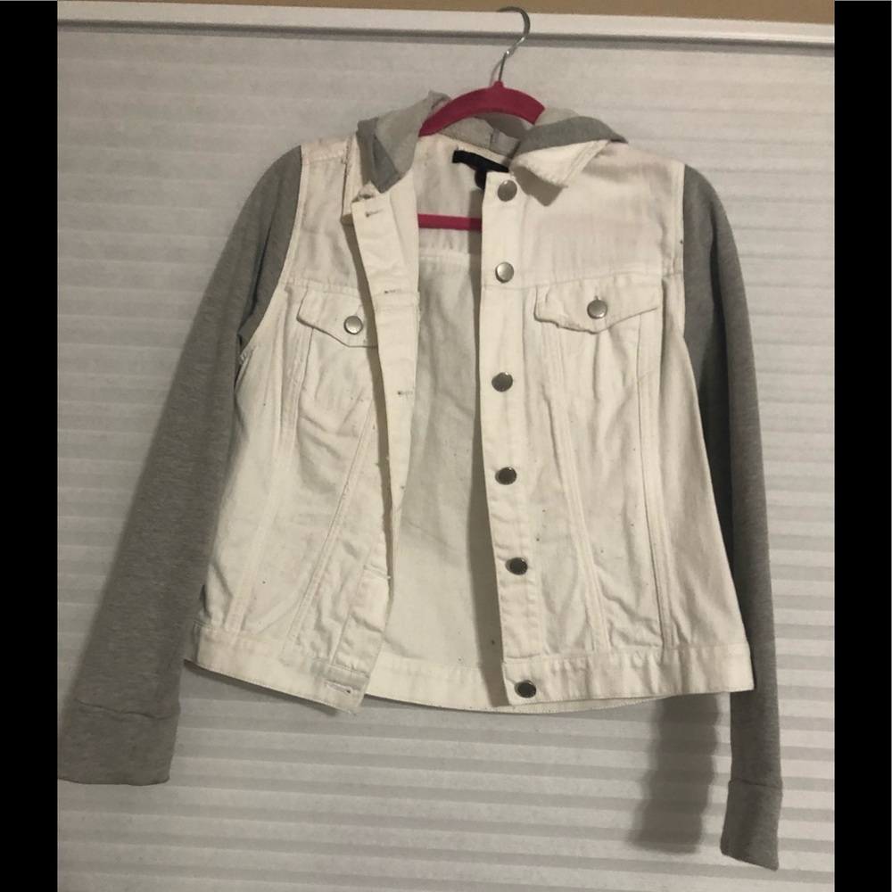 Jean jacket/hoodie jacket